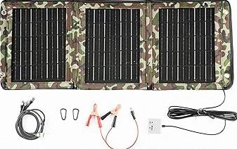 28W Foldable Backpacking Solar Panel Charger, Portable Solar Panel with USB Fast Charging, Waterproof Folding Solar Charger for Camping Hiking, Solar Outlet for Solar Powered Power Bank product image