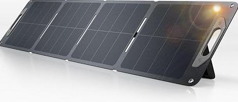 120W Portable Solar Panel for Power Station Generator, Ultra Light 5.7lbs, 25% High Efficiency IP65 Waterproof, 20V Foldable Solar Panel Charger for Camping, RV, Outdoor Use and Off-Grid Blackouts product image