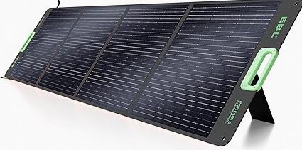 EBL 200W Portable Solar Panel High Efficiency Solar Power Panel for Home, RV, Camping, Marine, Off-Grid Applications, Weatherproof Solar Charging Solution product image