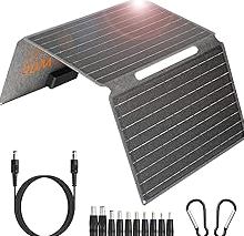 Portable Foldable Solar Panel Kit 30W 18V ETFE Solar Panels Charger with USB 3.0, Type-C and DC Outputs Fast Charging Compatible with iPhone, iPad, Power Banks, IP67 Waterproof for RV Camping Off-Grid product image